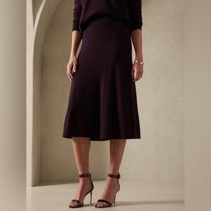 Banana Republic Factory A-Line Midi Sweater Skirt